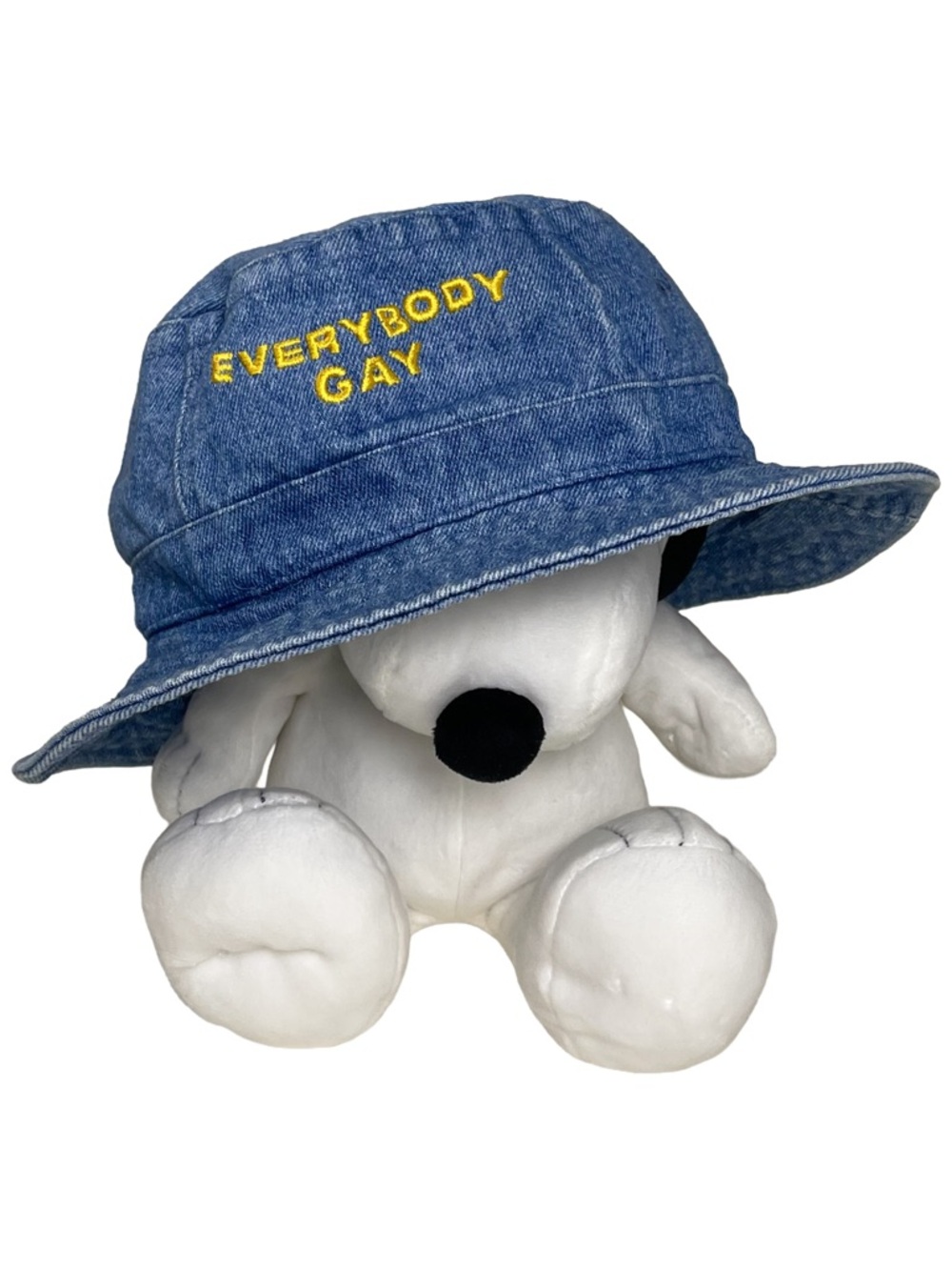 Denim Bucket Hat “Everybody Gay”